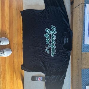 Majestic Black Philadelphia Eagles Tee